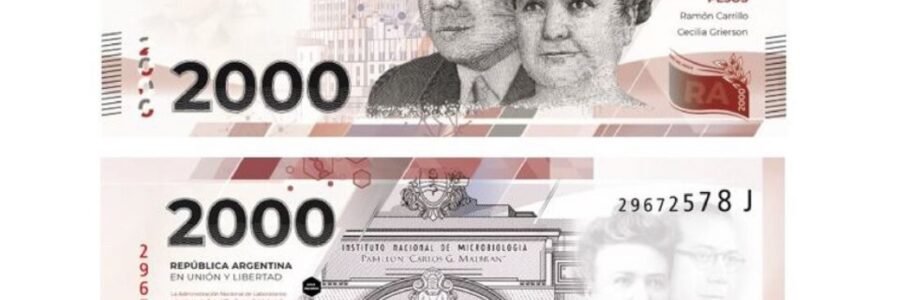Por la alta inflación, el Gobierno emitirá billetes de $2000