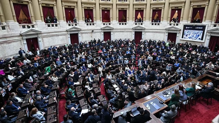 Asamblea Legislativa en el recinto de la Cámara de Diputados del Congreso de la Nación, en Buenos Aires, Argentina, el 02 de Noviembre del 2023. Fotos: CELESTE SALGUERO/Comunicación Senado.-