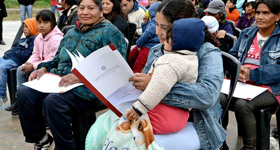 El Gobierno entregará 35 escrituras en Rosario de la Frontera