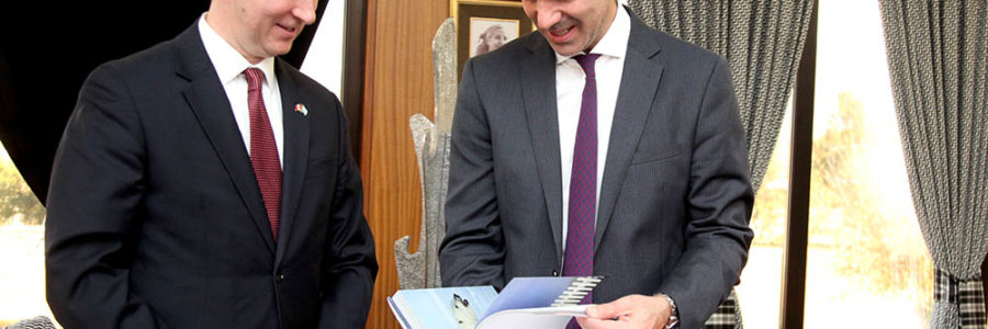 Urtubey se reunió con el Embajador de Canadá en Argentina