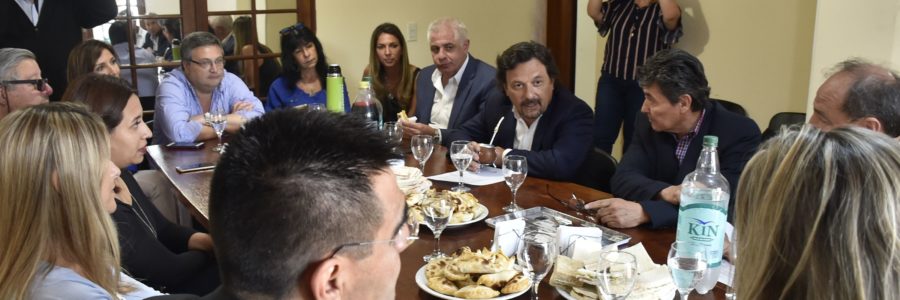 Sáenz se reunió con los directivos del Colegio Único de Corredores Inmobiliarios de Salta