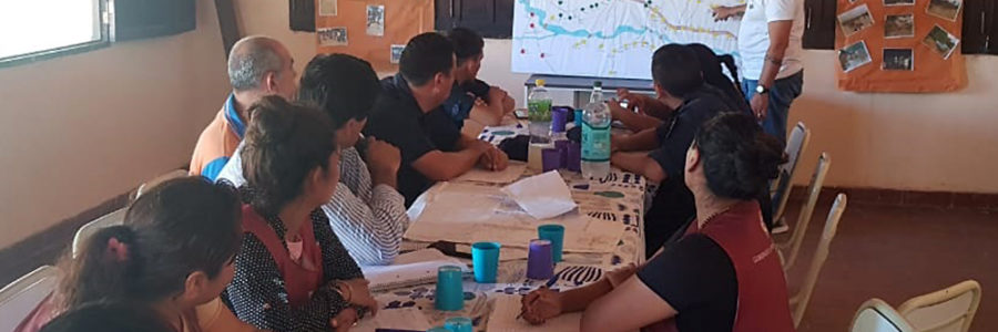 El Comité de Emergencias asiste a comunidades de Rivadavia Banda Sur afectadas por la crecida de los ríos