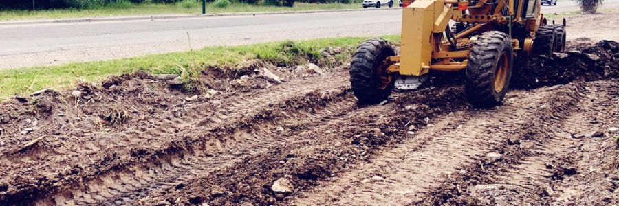 Comenzaron trabajos de pavimentación en calle paralela a Ruta 28