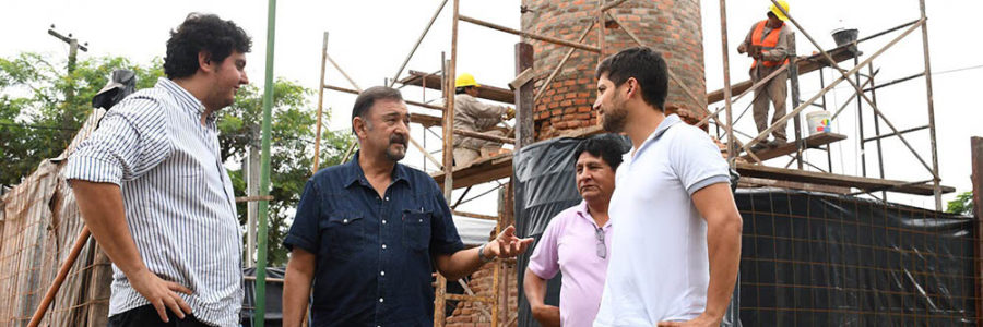 Isa recorrió obras de infraestructura que ejecuta el Gobierno en Orán