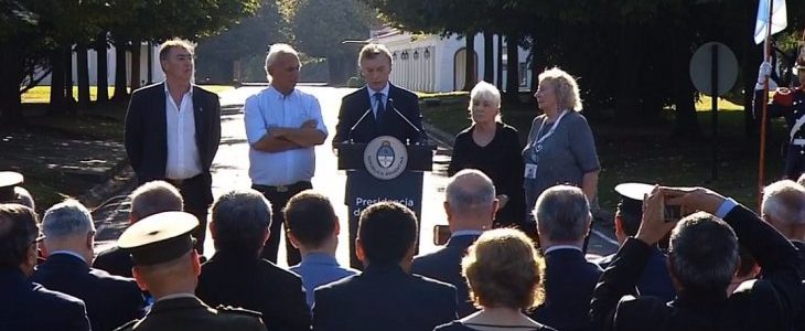 Macri dijo que «el reclamo por Malvinas es legítimo e irrenunciable»