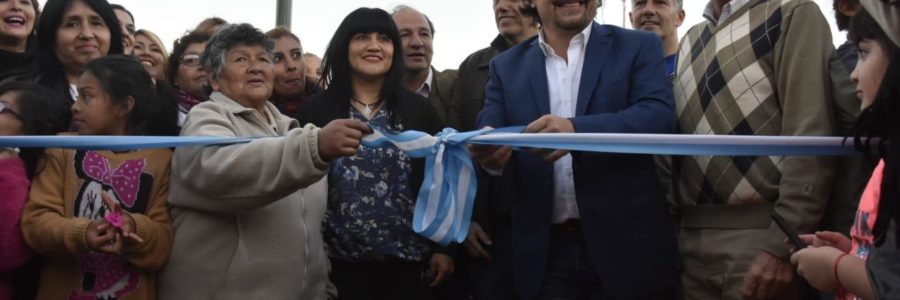 Sáenz: “Empezamos a cambiar la realidad de Villa Chartas, una deuda histórica con los vecinos que hoy es una realidad”