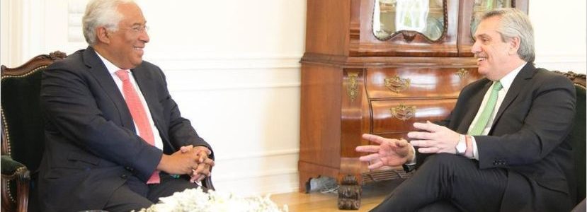 Alberto Fernández cierra su gira europea en Portugal: se reunió con el primer ministro