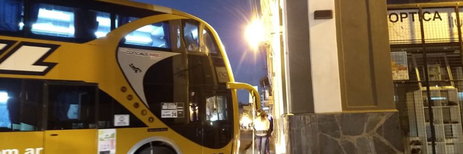 Colectivos de gran porte fuera del centro