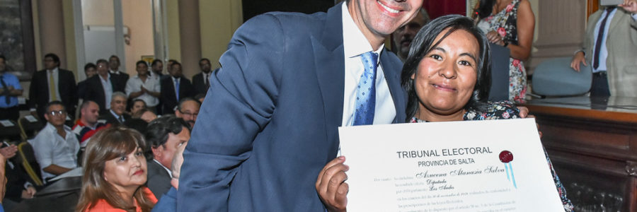 Urtubey participó en la entrega de diplomas a los ciudadanos electos en los últimos comicios