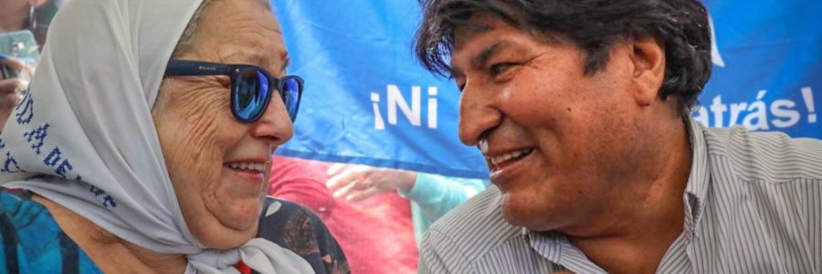 Hebe de Bonafini, junto a Evo Morales: “Los traidores la van a pagar algún día”