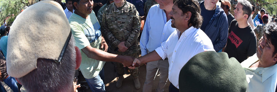 El gobernador Sáenz recorrió el Chaco Salteño y verificó el funcionamiento del operativo de asistencia sociosanitaria