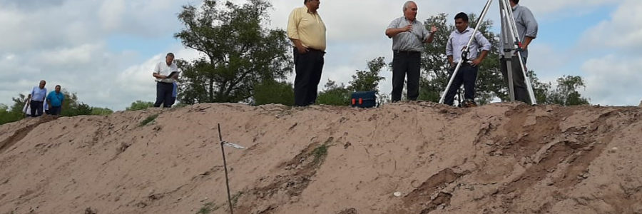 El presidente de Aguas del Norte recorrió obras en El Galpón
