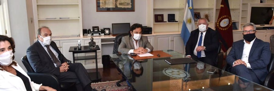 Sáenz evaluó con la Corte de Justicia el incremento gradual de la actividad judicial