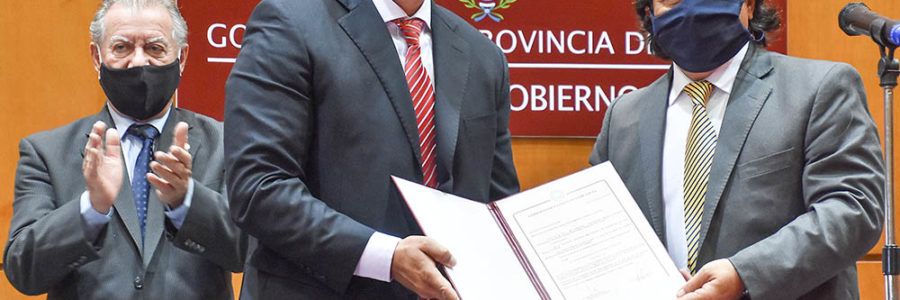 El gobernador Sáenz tomó juramento al nuevo secretario de Justicia de la Provincia
