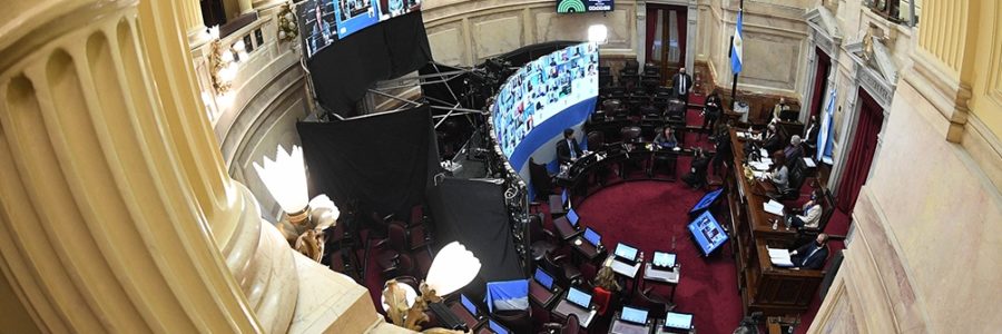 El Senado aprobó la ley de alquileres, sin la presencia de Juntos por el Cambio