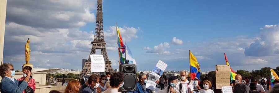 Ciudadanos argentinos residentes en Francia repudian la presencia de Macri en París
