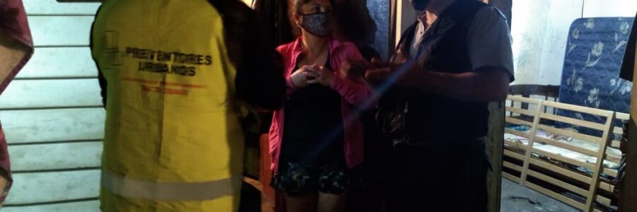 Amplio operativo de asistencia y abordaje por la tormenta en la ciudad