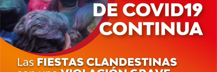 Salta: piden denunciar las fiestas clandestinas