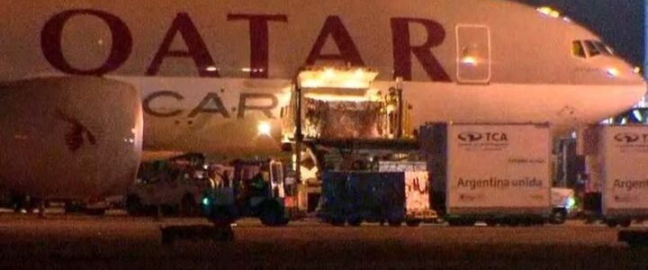 Llegaron a Argentina 580 mil vacunas Covishield desde la India