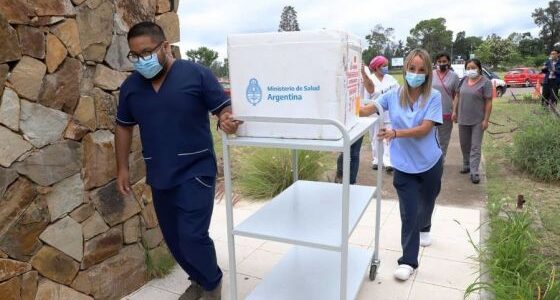 2 mil dosis de la vacuna rusa llegaron ayer a Salta