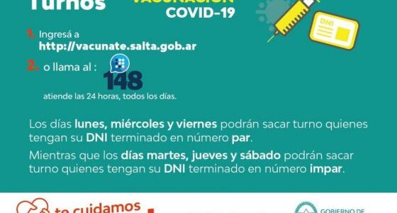 Vacunación COVID-19: Se reanudaron los turnos para mayores de 70 años