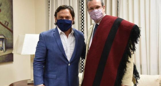 El gobernador Sáenz recibió al ministro Bauer para dialogar sobre una agenda conjunta por el Bicentenario del fallecimiento de Güemes