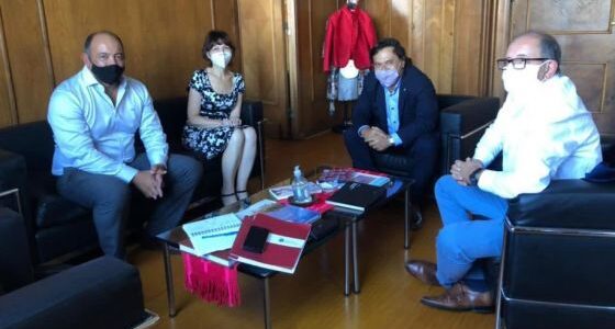 El gobernador Sáenz gestiona recursos para obras en rutas provinciales