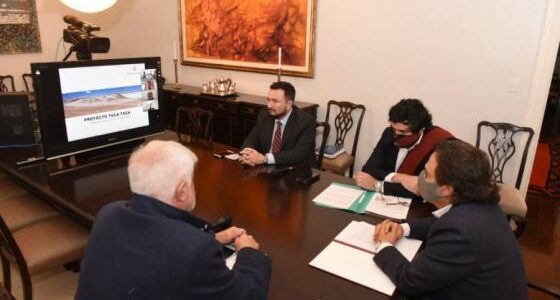 El gobernador Sáenz se reunió con directivos de la minera canadiense First Quantum Minerals