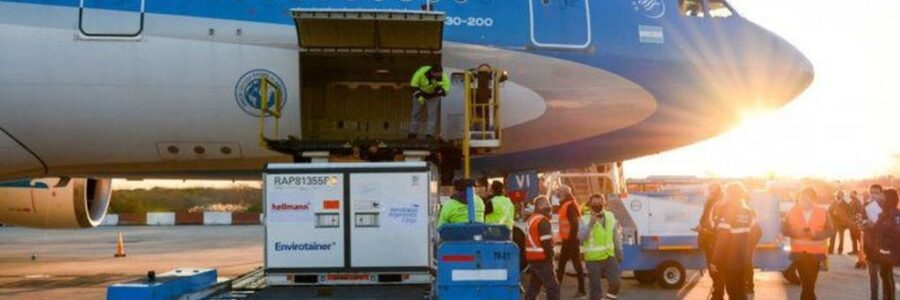 Con un nuevo arribo de vacunas, Argentina cuenta con casi 40 millones de dosis