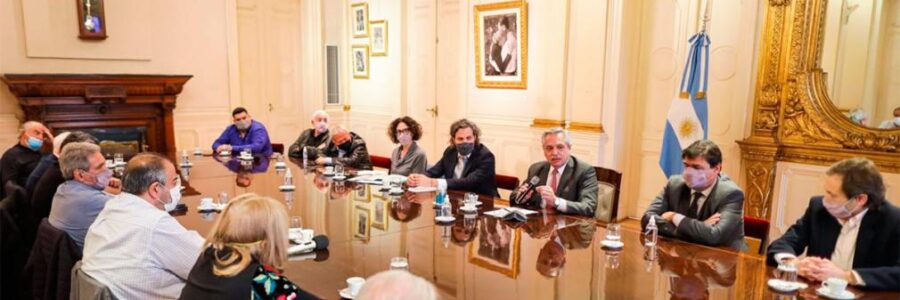 Alberto Fernández a la CGT: “Somos los únicos que tenemos un proyecto que genera inversión, producción y trabajo”