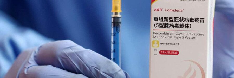 CanSino BIO recomendó aplicar un refuerzo de su vacuna monodosis