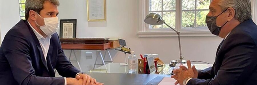 Alberto Fernández se reunió con los gobernadores Uñac y Manzur en Olivos