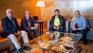 El jefe de Gobierno porteño Rodríguez Larreta apoyo a Carlos Zapata y coincidieron en la unión para ganar en Noviembre