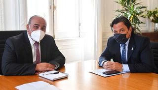 Gustavo Sáenz con Manzur: «Vamos a trabajar en beneficio de los salteños»