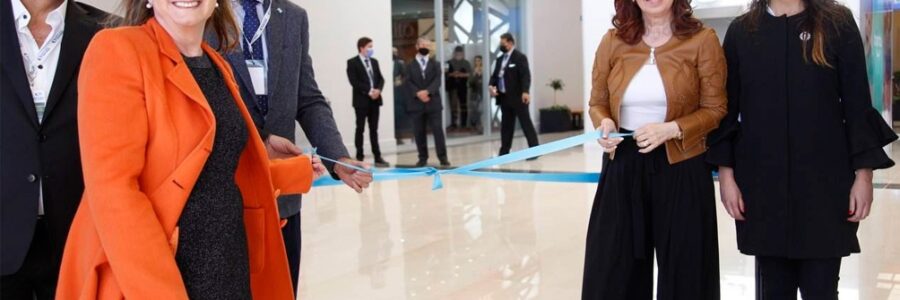 Cristina inauguro la zona franca de Río Gallegos