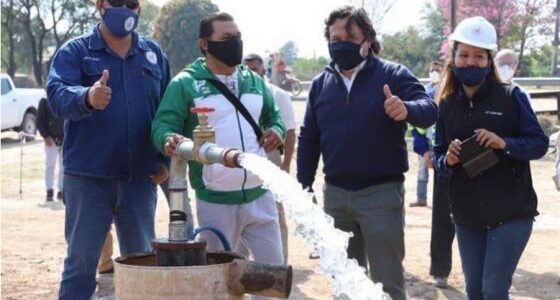 Inauguran pozos de agua en Santa Victoria Este y Rivadavia