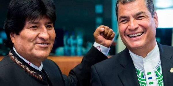 Evo Morales y Rafael Correa llegaron a la Argentina para participar de un acto con Alberto Fernández