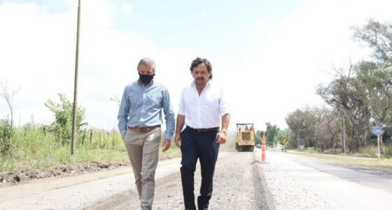 Avanza  la repavimentación de la RP 23, entre Rosario de Lerma y Cerrillos