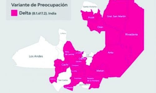 Nuevos 6 casos de la variante Delta, a la fecha  ya se registran 512 casos