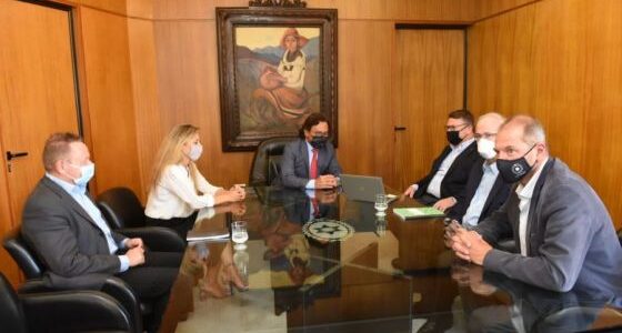 Directivos de la minera Río Tinto informaron a Sáenz aspectos sobre la compra del proyecto Rincón