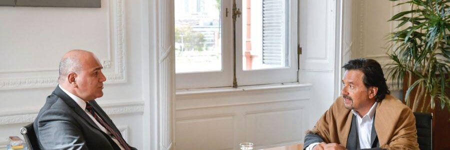 El gobernador Sáenz se reunió con Juan Manzur y Wado De Pedro