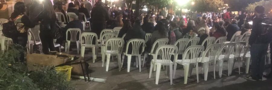 El acto de Facundo Manes en la Plaza 9 de Julio no estaba autorizado