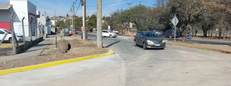 Ya se puede circular por avenida Savio para ingresar a barrio Grand Bourg