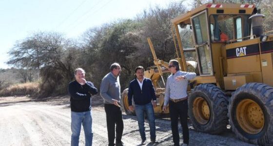 Avanza la pavimentación en RP 35: Sáenz supervisó los trabajos