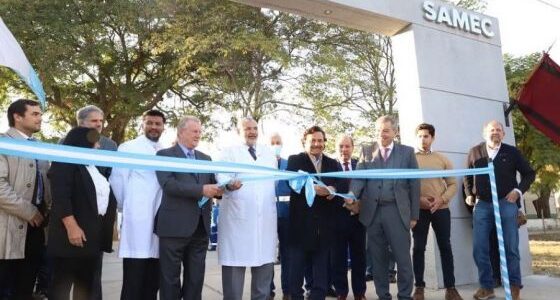 La ciudad de Orán tiene su propio servicio de SAMEC, inaugurado por Sáenz