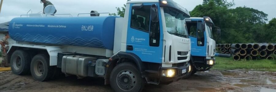 Se enviaron 74 camiones cisternas para hacer frente a la Crisis Hídrica