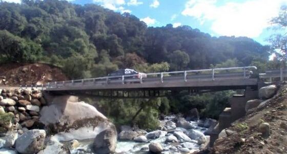 Finalizó la construcción de cuatro puentes vehiculares en la ruta provincial 7