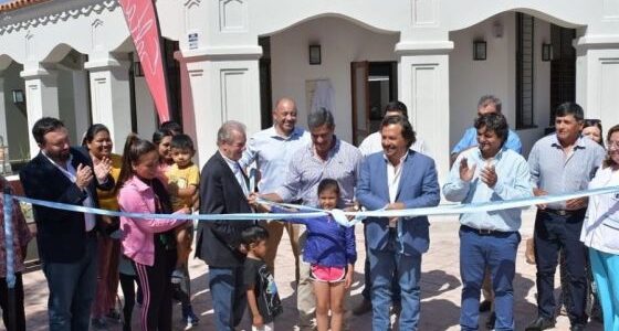 Guachipas, lugar mágico: Sáenz inauguró obras por más $100 millones