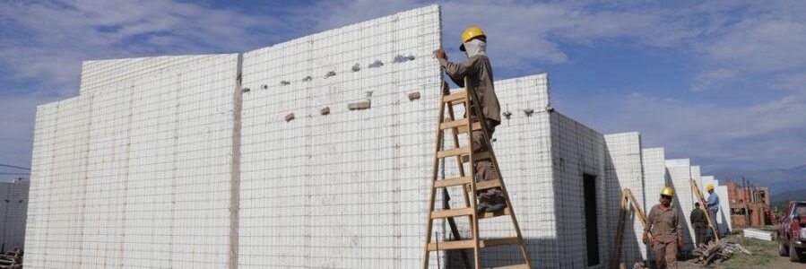 El IPV construye viviendas sustentables en zona norte