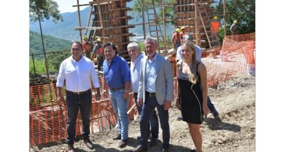 Ampliación del Teleférico: Sáenz chequeó el avance de las obras que culminarán a mediados de año